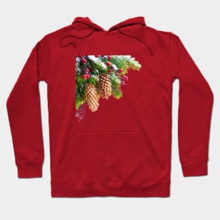 Christmas Pine Cones Hoodie